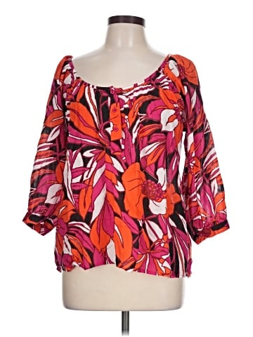 Antik Batik 3/4 Sleeve Blouse (view 1)