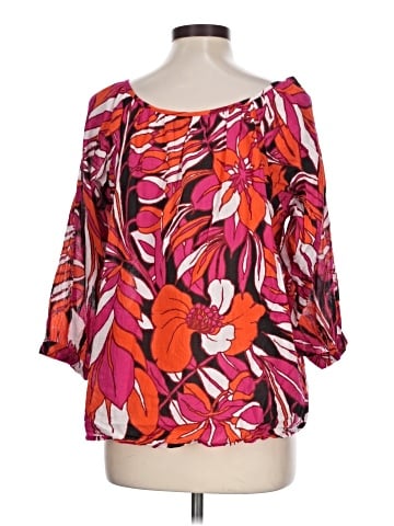 Antik Batik 3/4 Sleeve Blouse (view 2)