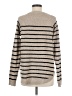 Pink Clover 100% Polyester Stripes Tan Pullover Sweater Size M - photo 2