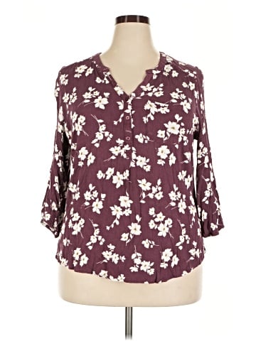 Market and Spruce 3/4 Sleeve Blouse (view 1)