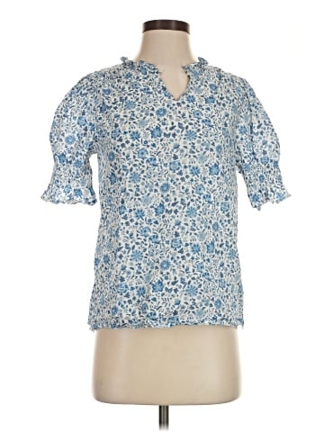 Liberty Art Fabrics for J.Crew Short Sleeve Blouse (view 1)