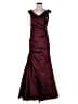 Xscape Red Burgundy Cocktail Dress Size 6 - photo 1