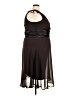 Connected Apparel 100% Polyester Brown Cocktail Dress Size 22 - photo 4