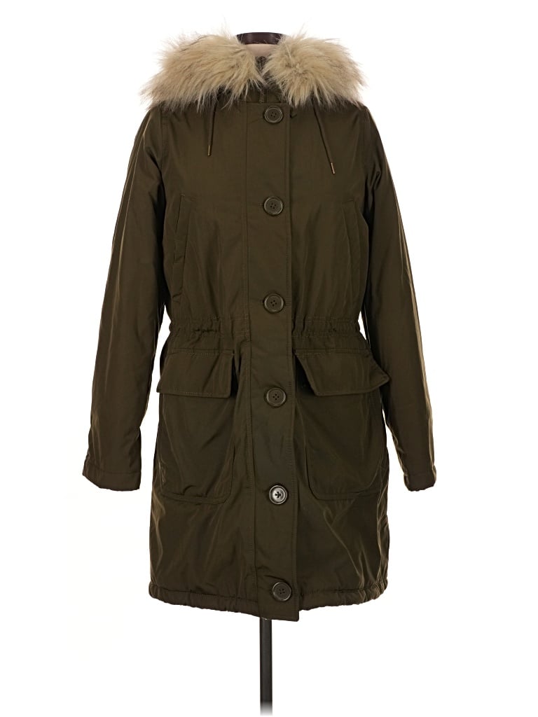 Pre-owned Gap Coat In Green