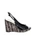 Via Spiga Graphic Black Wedges Size 9 - photo 1