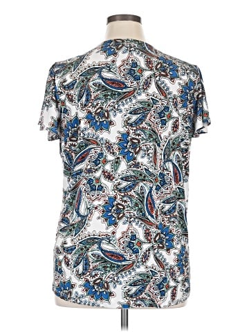 Jones New York Signature Short Sleeve Blouse (view 2)