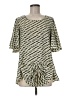 ASOS 100% Polyester Green 3/4 Sleeve Blouse Size 8 - photo 1