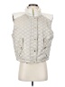 MICHAEL Michael Kors 100% Polyester Print Ivory Vest Size S - photo 1