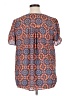 DR2 100% Polyester Orange Short Sleeve Blouse Size XL - photo 2