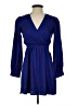 Express Chevron-herringbone Blue Casual Dress Size XXS (petite) - photo 1