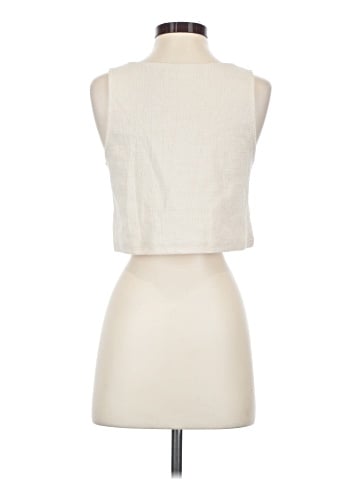 OAK + FORT Sleeveless Button-Down Shirt (view 2)