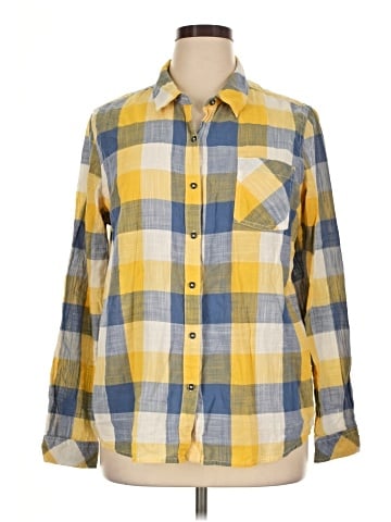 Natural Reflections Long Sleeve Button-Down Shirt (view 1)
