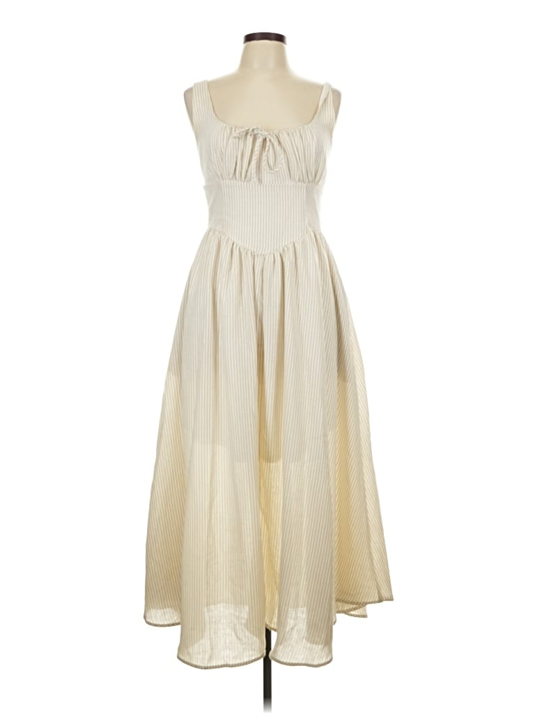 Pre-owned The Workshop Cocktail Dress In Ivory