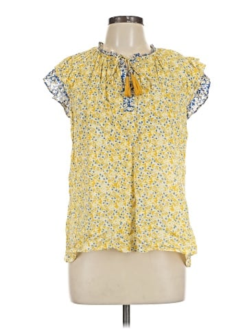 Rose + Olive Short Sleeve Blouse (view 1)