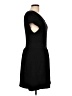 CeCe Solid Black Casual Dress Size L - photo 4