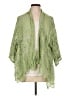 Johnny Was 100% Rayon Green Kimono Size L - photo 1