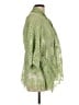 Johnny Was 100% Rayon Green Kimono Size L - photo 4