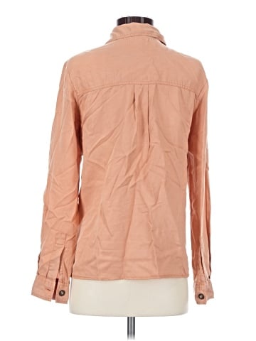 Topshop Long Sleeve Button-Down Shirt (view 2)