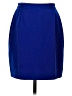 Evan Picone 100% Polyester Solid Blue Formal Skirt Size 4 - photo 1