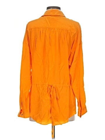 Tracy Reese Long Sleeve Silk Top (view 2)
