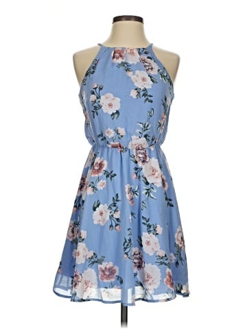 Blue Rain Casual Dress (view 1)