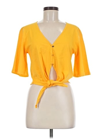 Sandro Short Sleeve Blouse (view 1)
