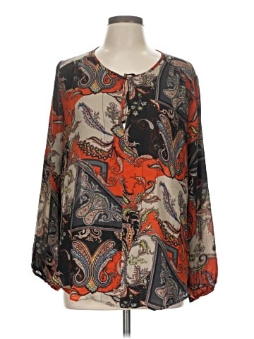 Joan Vass New York Long Sleeve Blouse (view 1)