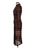 Ramy Brook Chevron-herringbone Brown Casual Dress Size XXS - photo 5
