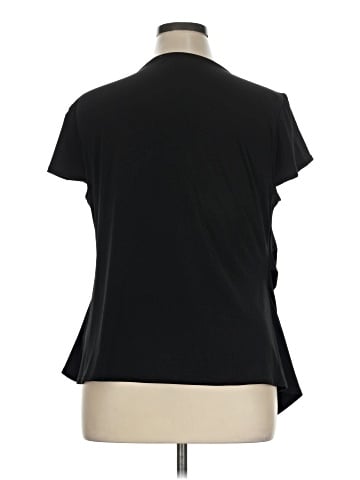 H By Halston Short Sleeve Blouse (view 2)