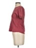 Sézane 100% Polyester Burgundy Short Sleeve Top Size XS - photo 5