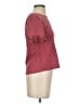 Sézane 100% Polyester Burgundy Short Sleeve Top Size XS - photo 4