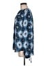 Ann Taylor LOFT 100% Polyester Blue Long Sleeve Blouse Size M - photo 5