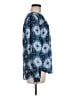 Ann Taylor LOFT 100% Polyester Blue Long Sleeve Blouse Size M - photo 4