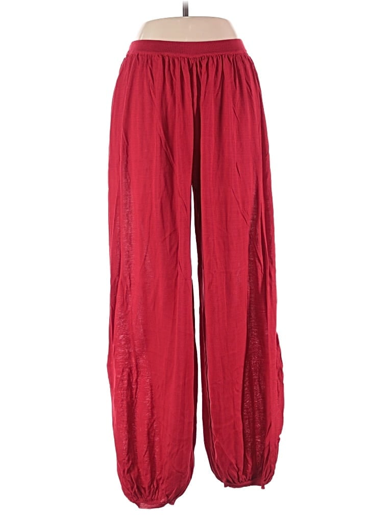 Zara Casual Pants In Red