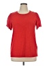 Notations Red Short Sleeve Top Size 1X - photo 1