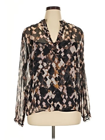 Simply Vera Vera Wang Long Sleeve Blouse (view 1)