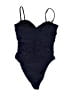 J.Crew Solid Blue One Piece Swimsuit Size 4 - photo 2