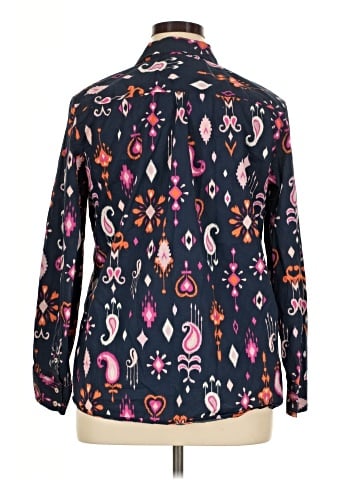 Talbots Long Sleeve Button-Down Shirt (view 2)