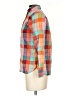 J.Crew Color Block Orange Long Sleeve Button-Down Shirt Size 0 - photo 5