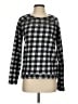 BB Dakota 100% Polyester Checkered-gingham Gray Pullover Sweater Size S - photo 1