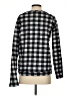 BB Dakota 100% Polyester Checkered-gingham Gray Pullover Sweater Size S - photo 2