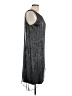 Connected Apparel Gray Silver Cocktail Dress Size 10 - photo 4