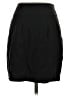 Theory Solid Black Wool Skirt Size 0 - photo 2