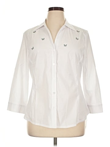 Zac & Rachel 3/4 Sleeve Button-Down Shirt (view 1)