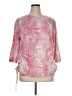 N Touch Pink 3/4 Sleeve Blouse Size XL - photo 1