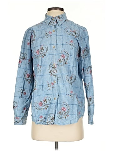 Lemon Grass Long Sleeve Button-Down Shirt (view 1)