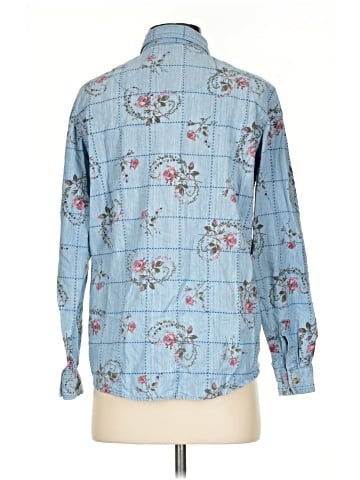 Lemon Grass Long Sleeve Button-Down Shirt (view 2)
