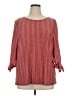 W5 Red 3/4 Sleeve Blouse Size 1X - photo 1