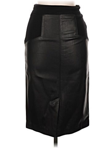 Diane von Furstenberg Leather Skirt (view 2)