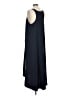Athleta Solid Blue Casual Dress Size L - photo 2
